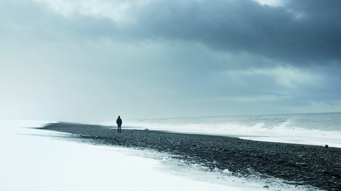 Alone man standing on the dark nordic beach in Iceland - thinking, loneliness concept photo
; Shutterstock ID 610739141; Purchase Order: -