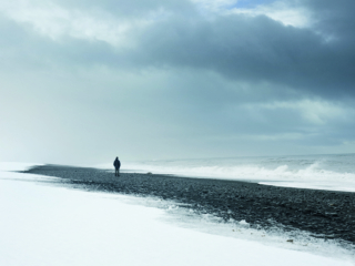 Alone man standing on the dark nordic beach in Iceland - thinking, loneliness concept photo
; Shutterstock ID 610739141; Purchase Order: -